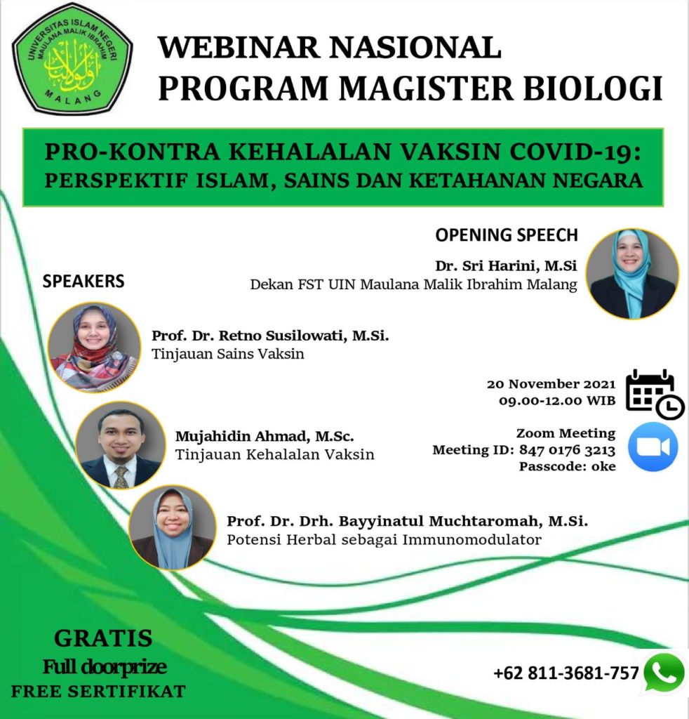 Webinar Nasional Program Studi Biologi/ S2